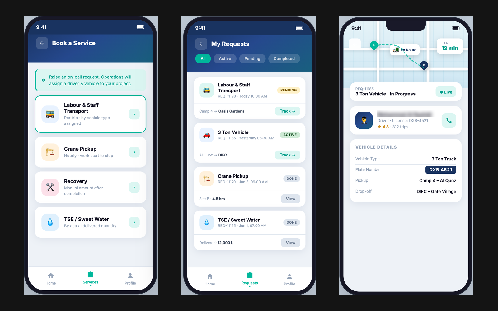 Site Services Request App
